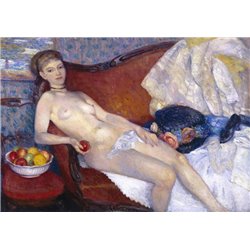 Обнаженная с яблоком - Модульная картины, Репродукции, Декоративные панно, Декор стен