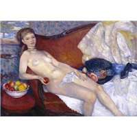 Обнаженная с яблоком