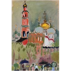 Картина на холсте по фото Модульные картины Печать портретов на холсте Новодевичий монастырь