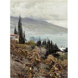 Осень, на виноградниках - Модульная картины, Репродукции, Декоративные панно, Декор стен