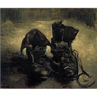 Портреты картины репродукции на заказ - Пара ботинок, 1886