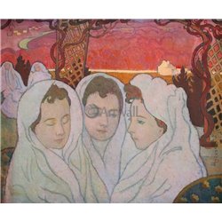 Парижские музы - Модульная картины, Репродукции, Декоративные панно, Декор стен