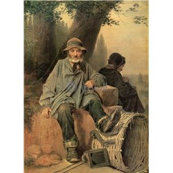 Парижские тряпичники - Модульная картины, Репродукции, Декоративные панно, Декор стен