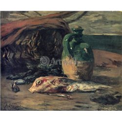 Натюрморт с рыбами - Модульная картины, Репродукции, Декоративные панно, Декор стен
