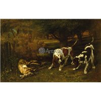 Портреты картины репродукции на заказ - Охотничьи собаки