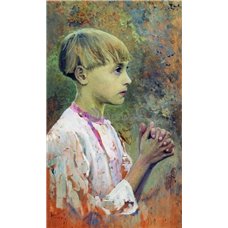 Картина на холсте по фото Модульные картины Печать портретов на холсте Отрок Варфоломей