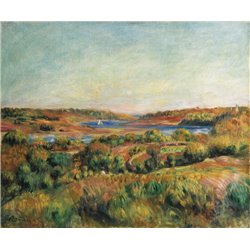 Пейзаж с рекой - Модульная картины, Репродукции, Декоративные панно, Декор стен