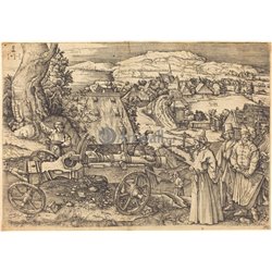 Пейзаж с пушкой - Модульная картины, Репродукции, Декоративные панно, Декор стен