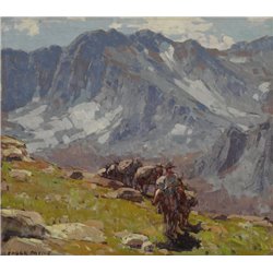 Пейн Эдгар «Уход с озера Пейн» - Модульная картины, Репродукции, Декоративные панно, Декор стен