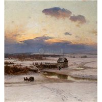 Переправа зимой