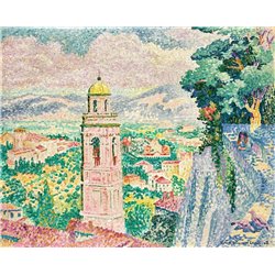 Перуджа, колокольня Санта-Мария-Нуова - Модульная картины, Репродукции, Декоративные панно, Декор стен