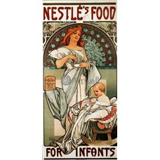 Картина на холсте по фото Модульные картины Печать портретов на холсте Пища Нестле для младенцев