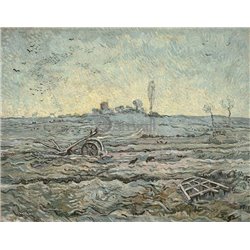 Плуг и борона (после Милле) - Модульная картины, Репродукции, Декоративные панно, Декор стен