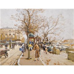 Площадь лю Шателе - Модульная картины, Репродукции, Декоративные панно, Декор стен