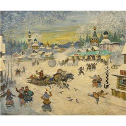 Площадь - Модульная картины, Репродукции, Декоративные панно, Декор стен