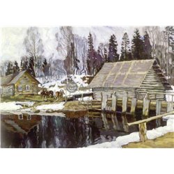 Плотина - Модульная картины, Репродукции, Декоративные панно, Декор стен