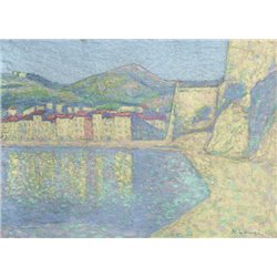Порт Коллиура - Модульная картины, Репродукции, Декоративные панно, Декор стен