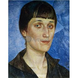 Портрет Ахматовой - Модульная картины, Репродукции, Декоративные панно, Декор стен