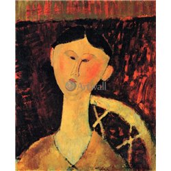 Портрет Беатрис Хастингс - Модульная картины, Репродукции, Декоративные панно, Декор стен