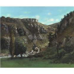 Пейзаж со скалами - Модульная картины, Репродукции, Декоративные панно, Декор стен