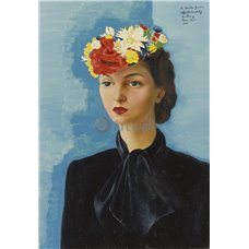 Картина на холсте по фото Модульные картины Печать портретов на холсте Портрет мадам Юдис