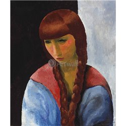 Портрет сестры Рене Кислинг - Модульная картины, Репродукции, Декоративные панно, Декор стен