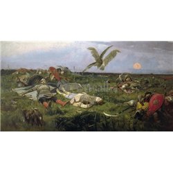 После побоища Игоря Святославовича с половцами - Модульная картины, Репродукции, Декоративные панно, Декор стен