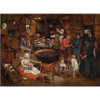Портреты картины репродукции на заказ - Посещение фермы