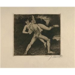 Похищение, автопортрет - Модульная картины, Репродукции, Декоративные панно, Декор стен