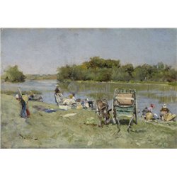Прачки - Модульная картины, Репродукции, Декоративные панно, Декор стен