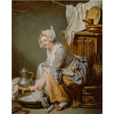 Картина на холсте по фото Модульные картины Печать портретов на холсте Прачка