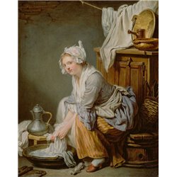 Прачка - Модульная картины, Репродукции, Декоративные панно, Декор стен