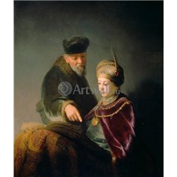 Принц Руперт Палатинский с учителем - Модульная картины, Репродукции, Декоративные панно, Декор стен