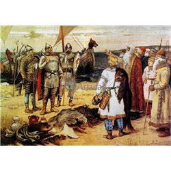 Призвание варягов - Модульная картины, Репродукции, Декоративные панно, Декор стен