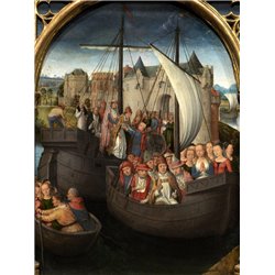 Рака с мощами св. Урсулы - Отбытие св. Урсулы из Базеля - Модульная картины, Репродукции, Декоративные панно, Декор стен