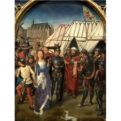 Рака с мощами св. Урсулы - Мученичество св. Урсулы - Модульная картины, Репродукции, Декоративные панно, Декор стен