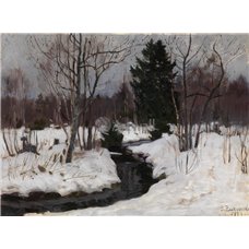 Картина на холсте по фото Модульные картины Печать портретов на холсте Ранняя весна
