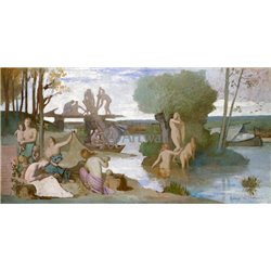Река - Модульная картины, Репродукции, Декоративные панно, Декор стен