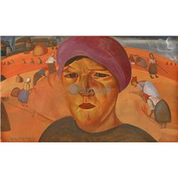 Русская крестьянка - Модульная картины, Репродукции, Декоративные панно, Декор стен