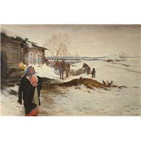 Портреты картины репродукции на заказ - Русская деревня