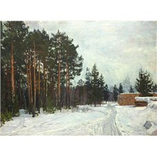 Картина на холсте по фото Модульные картины Печать портретов на холсте Русская зима