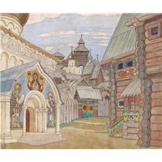 Картина на холсте по фото Модульные картины Печать портретов на холсте Русская деревня