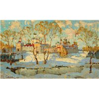 Русский монастырь зимой
