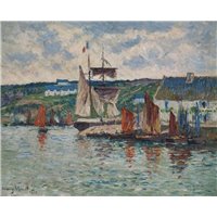 Портреты картины репродукции на заказ - Рыбачьи лодки