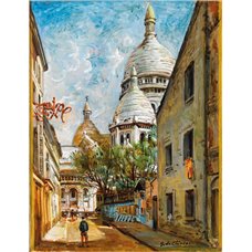 Картина на холсте по фото Модульные картины Печать портретов на холсте Сакре-Кер