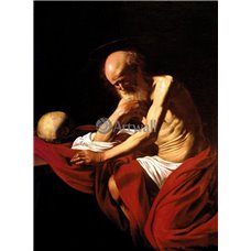 Картина на холсте по фото Модульные картины Печать портретов на холсте Св. Иероним в размышлениях