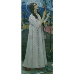 Св. Варвара. Эскиз для главного иконостаса Владимирского собора в Киеве - Модульная картины, Репродукции, Декоративные панно, Декор стен