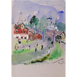 Село Коломенское - Модульная картины, Репродукции, Декоративные панно, Декор стен