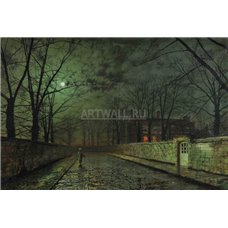 Картина на холсте по фото Модульные картины Печать портретов на холсте Серебрянный лунный свет