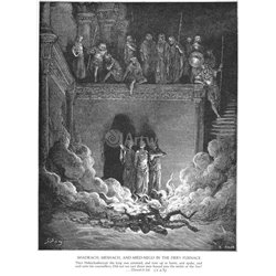 Седрах, Мисах и Авденаго в огненной печи, Ветхий Завет - Модульная картины, Репродукции, Декоративные панно, Декор стен